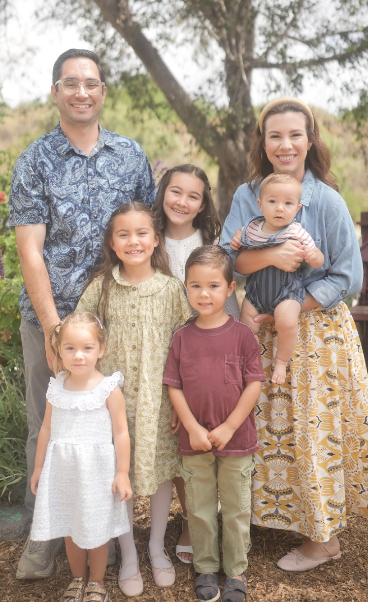 Doug and Hayley Johnson with their kids